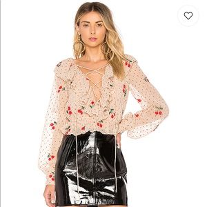 Revolve NBD Cherry Pie Top - S